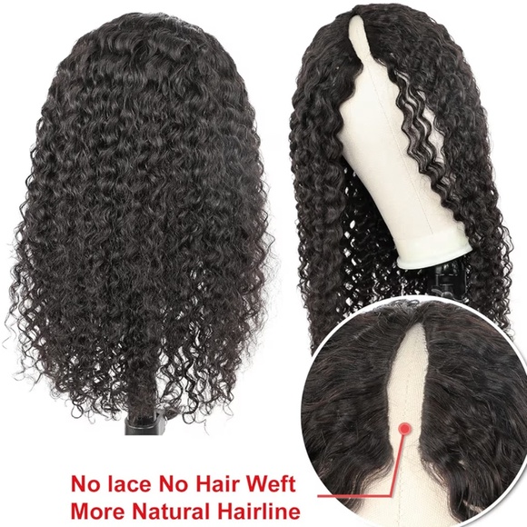 Vshow Deep Wave V Part Wig Human Hair, - Picture 2 of 6